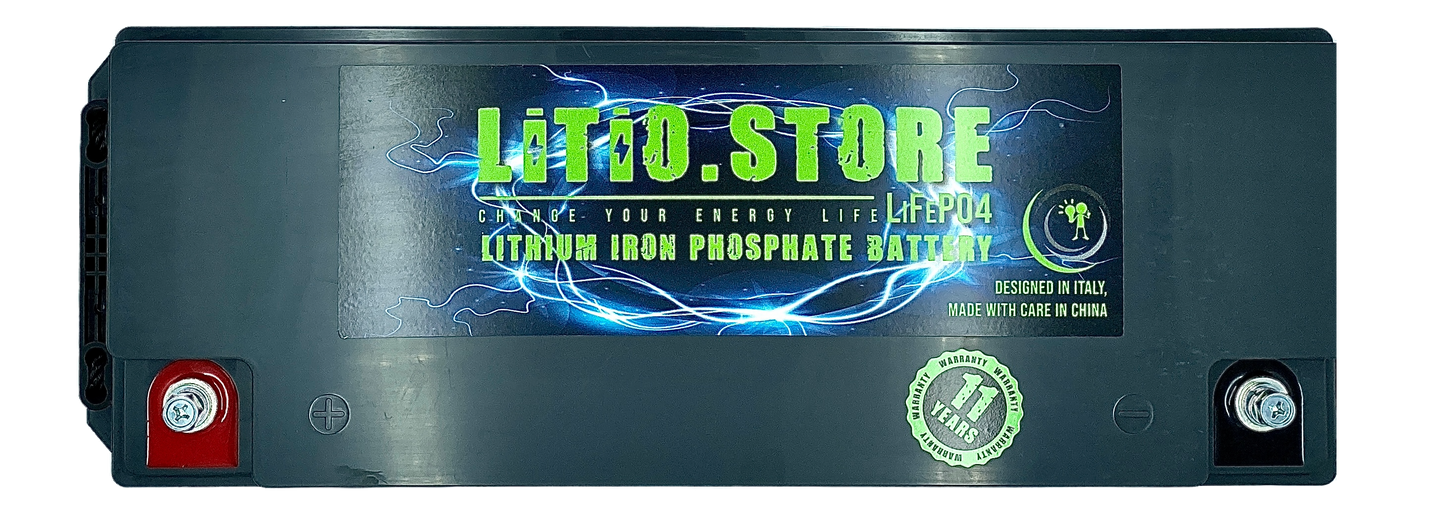 Batterie LiFePO4 12V 300Ah Petite 3840Wh 100A BMS Lithium Serie LITTLE