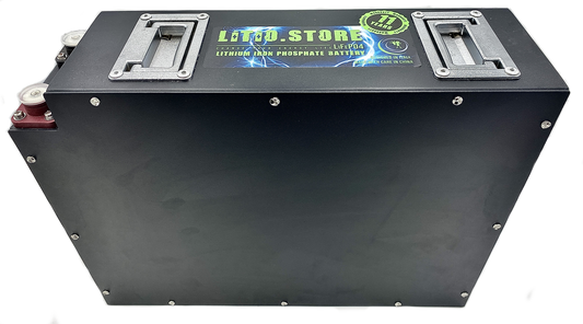 Batterie LiFePO4 12V 200Ah 2560Wh 200A BMS Lithium Serie ULTRASLIM Metal