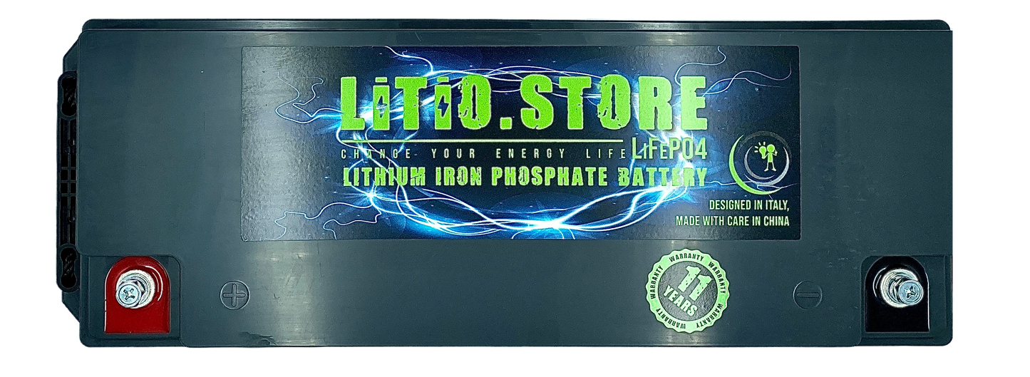 Batterie LiFePO4 12V 200Ah Petite 2560Wh 200A BMS Lithium Serie LITTLE