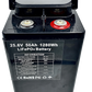 Batterie LiFePO4 24V 50Ah 1280Wh 50A BMS Lithium Serie ULTRASLIM